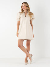 EMILY MCCARTHY HAMPTON MINI DRESS FAUX LEATHER